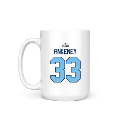 West Michigan Caps - MILB Baseball : Beau Ankeney - Coffee Mug-1
