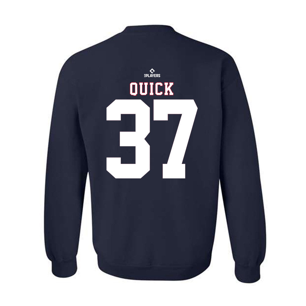 Wichita Wind Surge - MILB Baseball : Riley Quick - Crewneck Sweatshirt-1