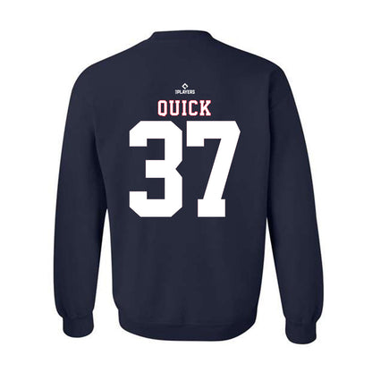 Wichita Wind Surge - MILB Baseball : Riley Quick - Crewneck Sweatshirt-1