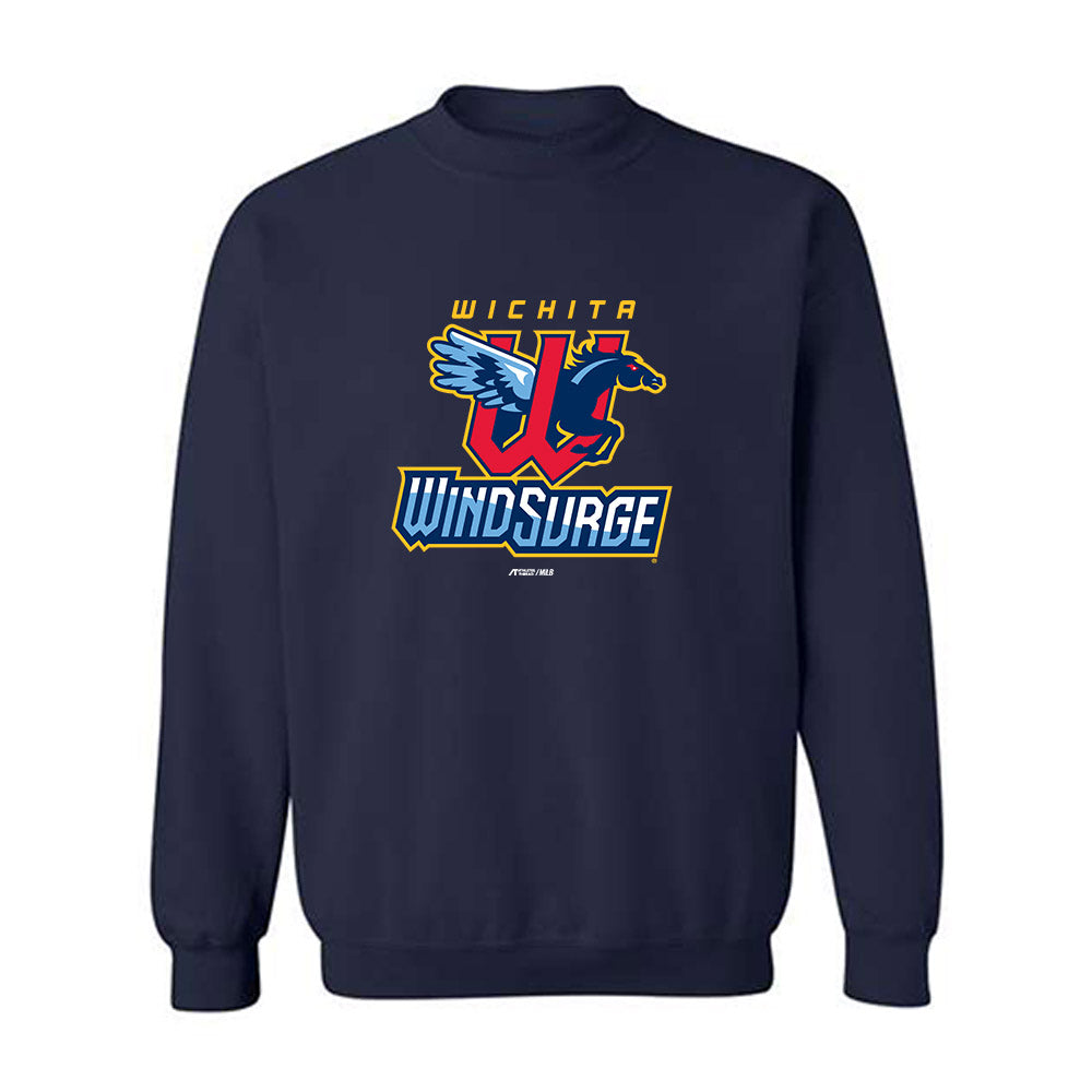 Wichita Wind Surge - MILB Baseball : Caleb Roberts - Crewneck Sweatshirt-0