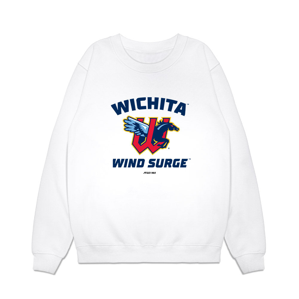 Wichita Wind Surge - MILB Baseball : Sam Armstrong - Premium Crewneck Sweatshirt-0