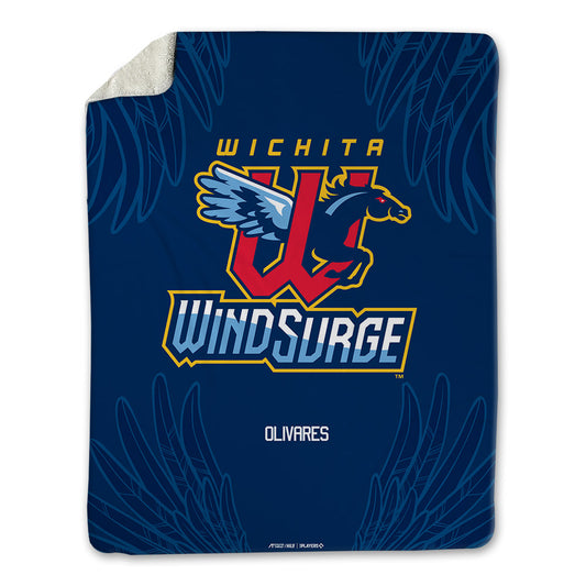 Wichita Wind Surge - MILB Baseball : Jose Olivares - Blanket-0