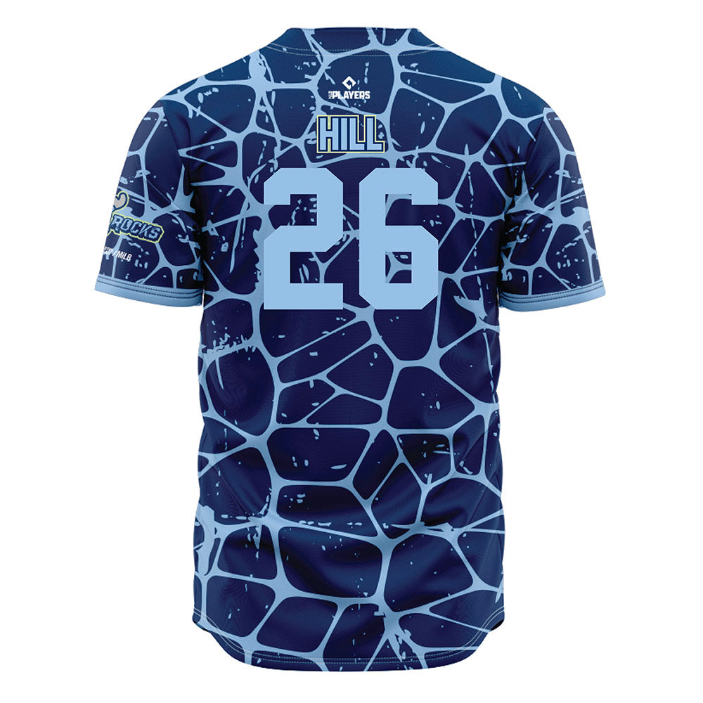 Wilmington Blue Rocks - MILB Baseball : Brady Hill - Jersey-1