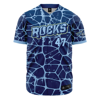 Wilmington Blue Rocks - MILB Baseball : Tucker Biven - Jersey-0