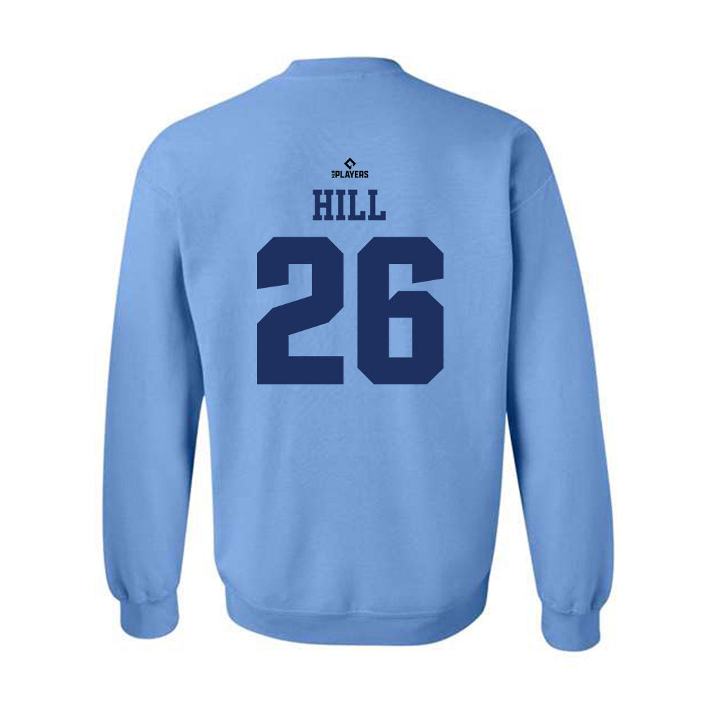 Wilmington Blue Rocks - MILB Baseball : Brady Hill - Crewneck Sweatshirt-1