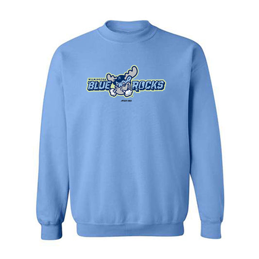 Wilmington Blue Rocks - MILB Baseball : Chance Huff - Crewneck Sweatshirt-0