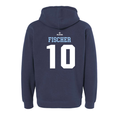 Wilmington Blue Rocks - MILB Baseball : Carson Fischer - Hooded Pullover Sweatshirt-1
