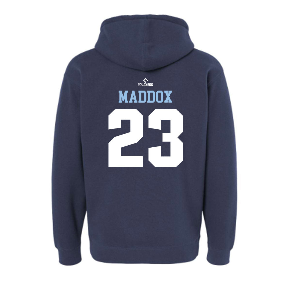 Wilmington Blue Rocks - MILB Baseball : Riley Maddox - Hooded Pullover Sweatshirt-1
