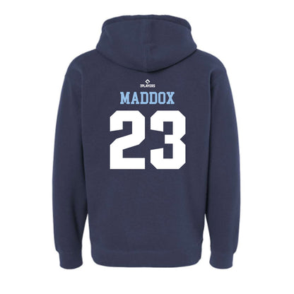 Wilmington Blue Rocks - MILB Baseball : Riley Maddox - Hooded Pullover Sweatshirt-1