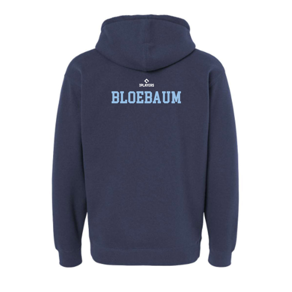 Wilmington Blue Rocks - MILB Baseball : Adam Bloebaum - Hooded Pullover Sweatshirt-1