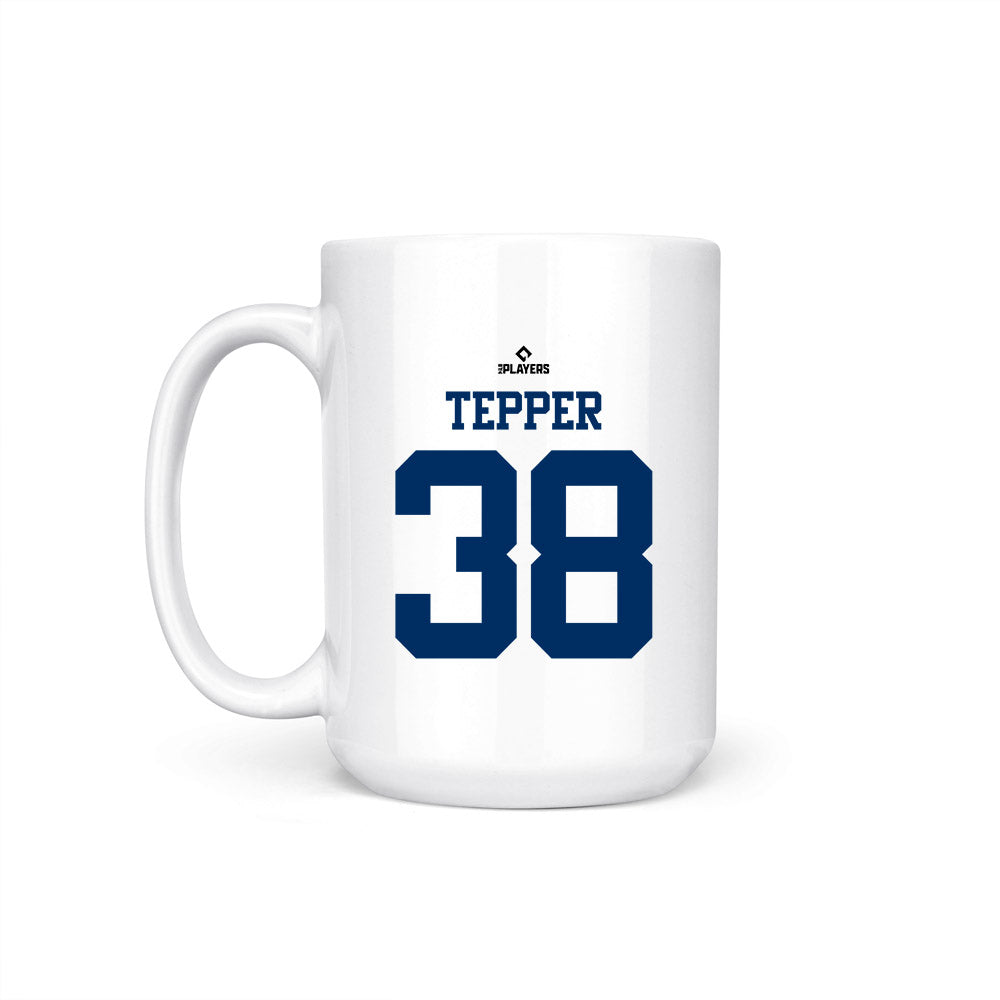 Wilmington Blue Rocks - MILB Baseball : Mikey Tepper - Coffee Mug-1