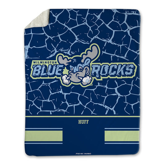Wilmington Blue Rocks - MILB Baseball : Chance Huff - Blanket-0
