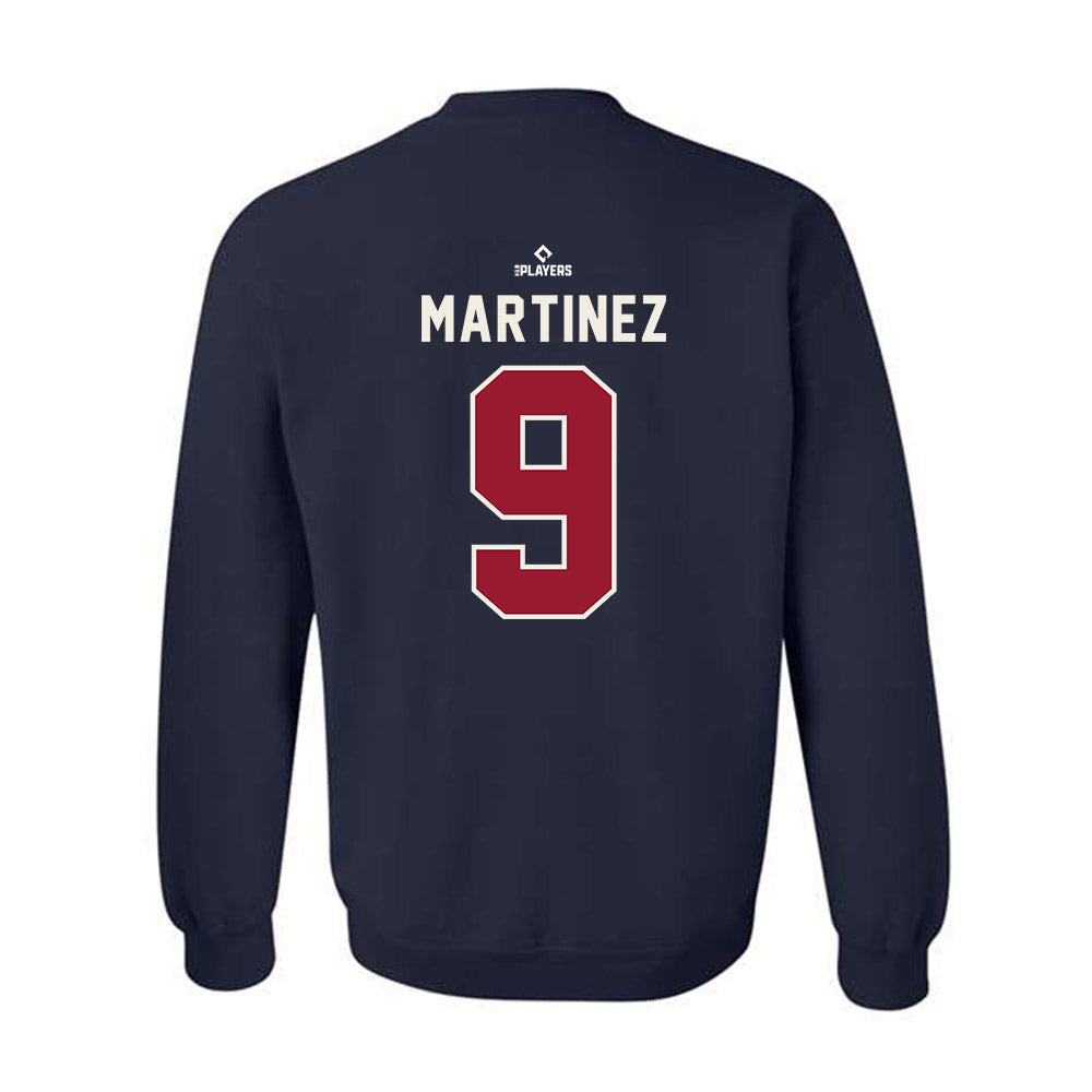 Wilson Warbirds - MILB Baseball : Eric Martinez - Crewneck Sweatshirt-1