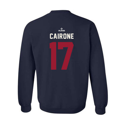 Wilson Warbirds - MILB Baseball : Frank Cairone - Crewneck Sweatshirt-1