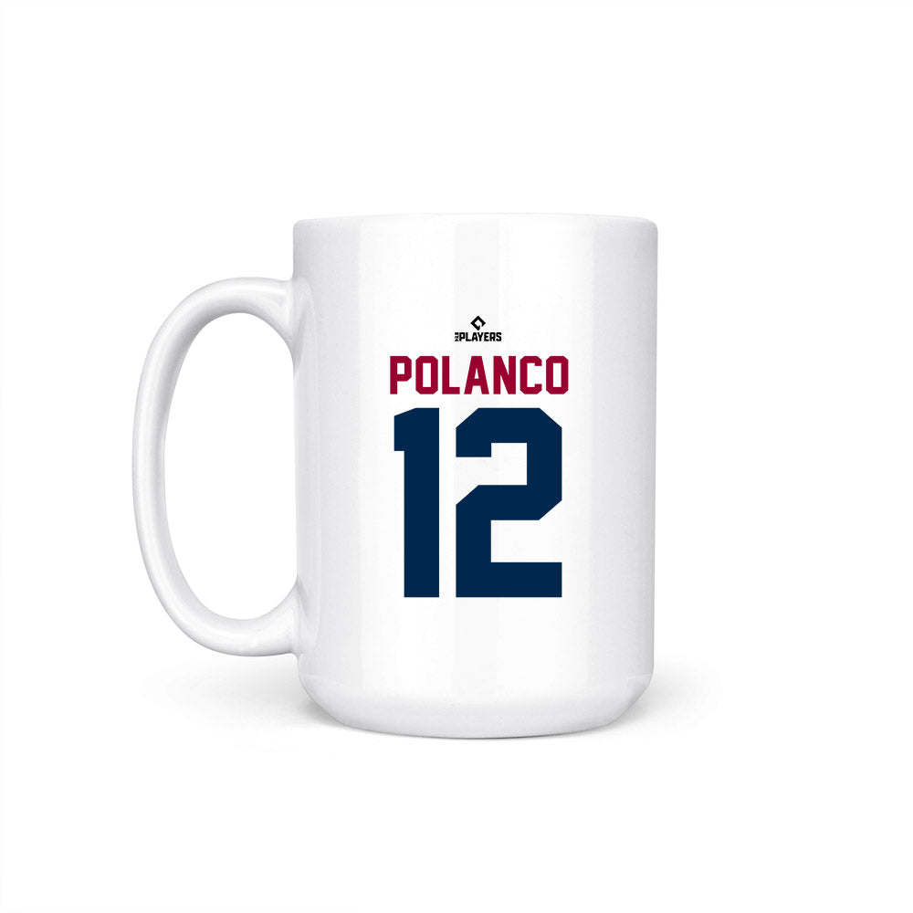Wilson Warbirds - MILB Baseball : Moises Polanco - Coffee Mug-1