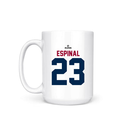Wilson Warbirds - MILB Baseball : Cesar Espinal - Coffee Mug-1