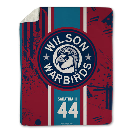 Wilson Warbirds - MILB Baseball : Carsten Sabathia III - Blanket-0
