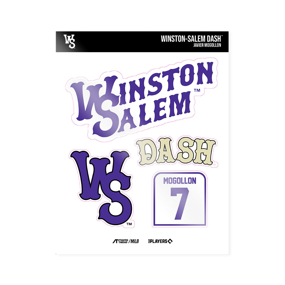 WS Dash - MILB Baseball : Javier Mogollon - Sticker Sheet-0