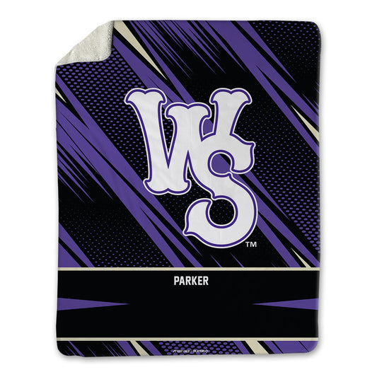 WS Dash - MILB Baseball : Caedmon Parker - Blanket-0