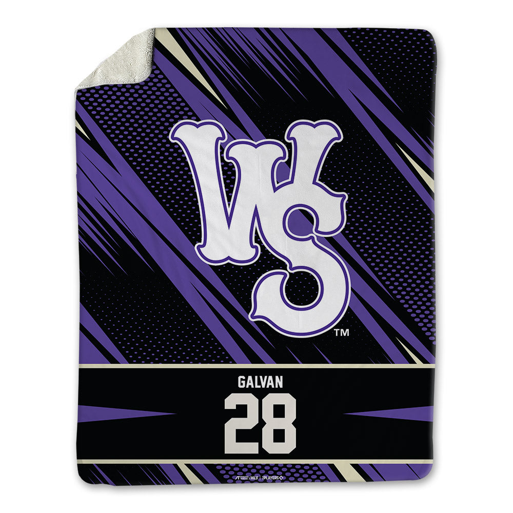 WS Dash - MILB Baseball : Rylan Galvan - Blanket-0