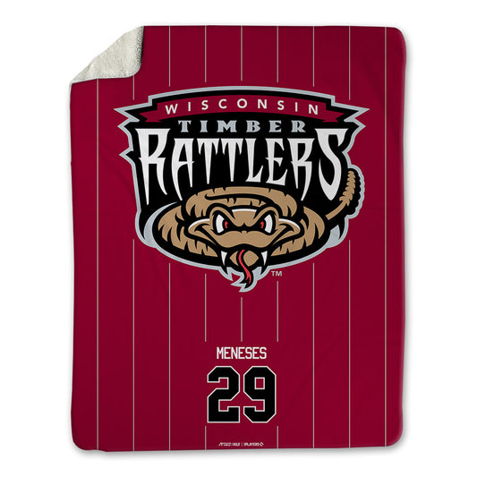 T Rattlers - MILB Baseball : Jose Meneses - Blanket-0