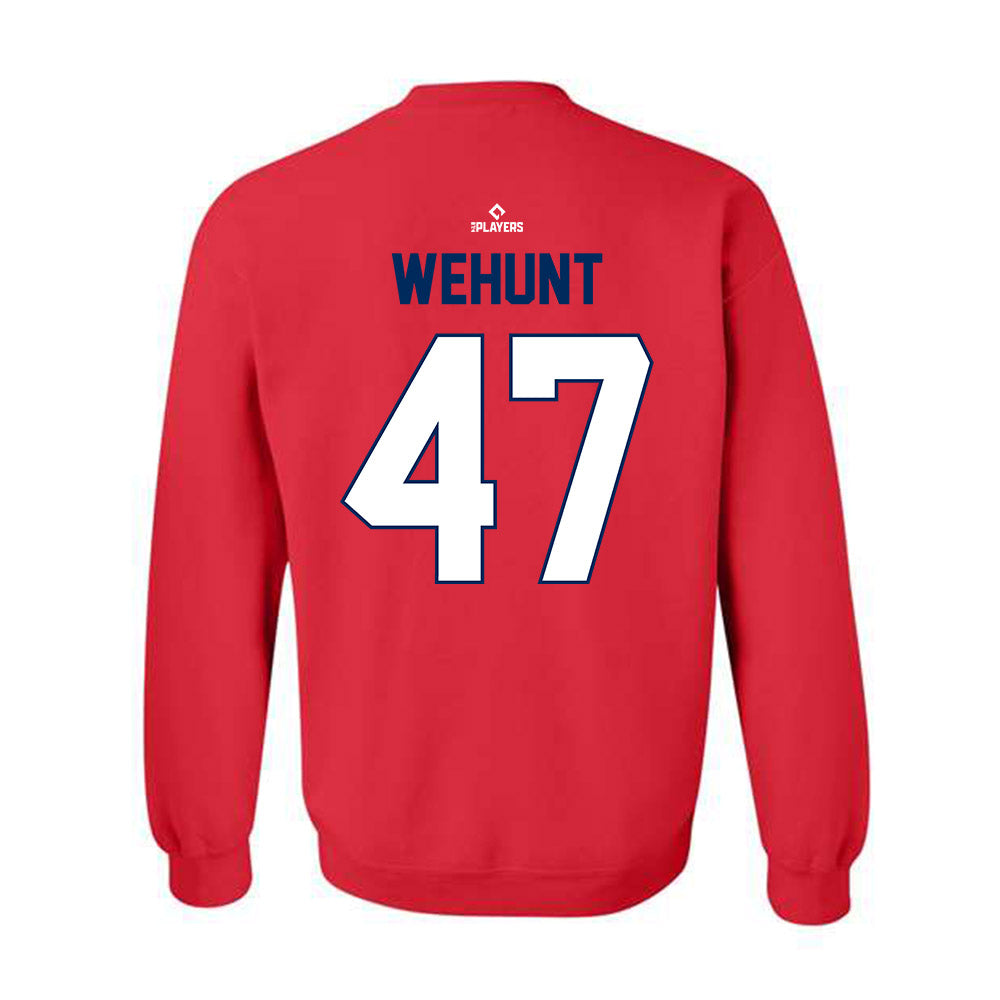 Worcester WooSox - MILB Baseball : Blake Wehunt - Crewneck Sweatshirt-1