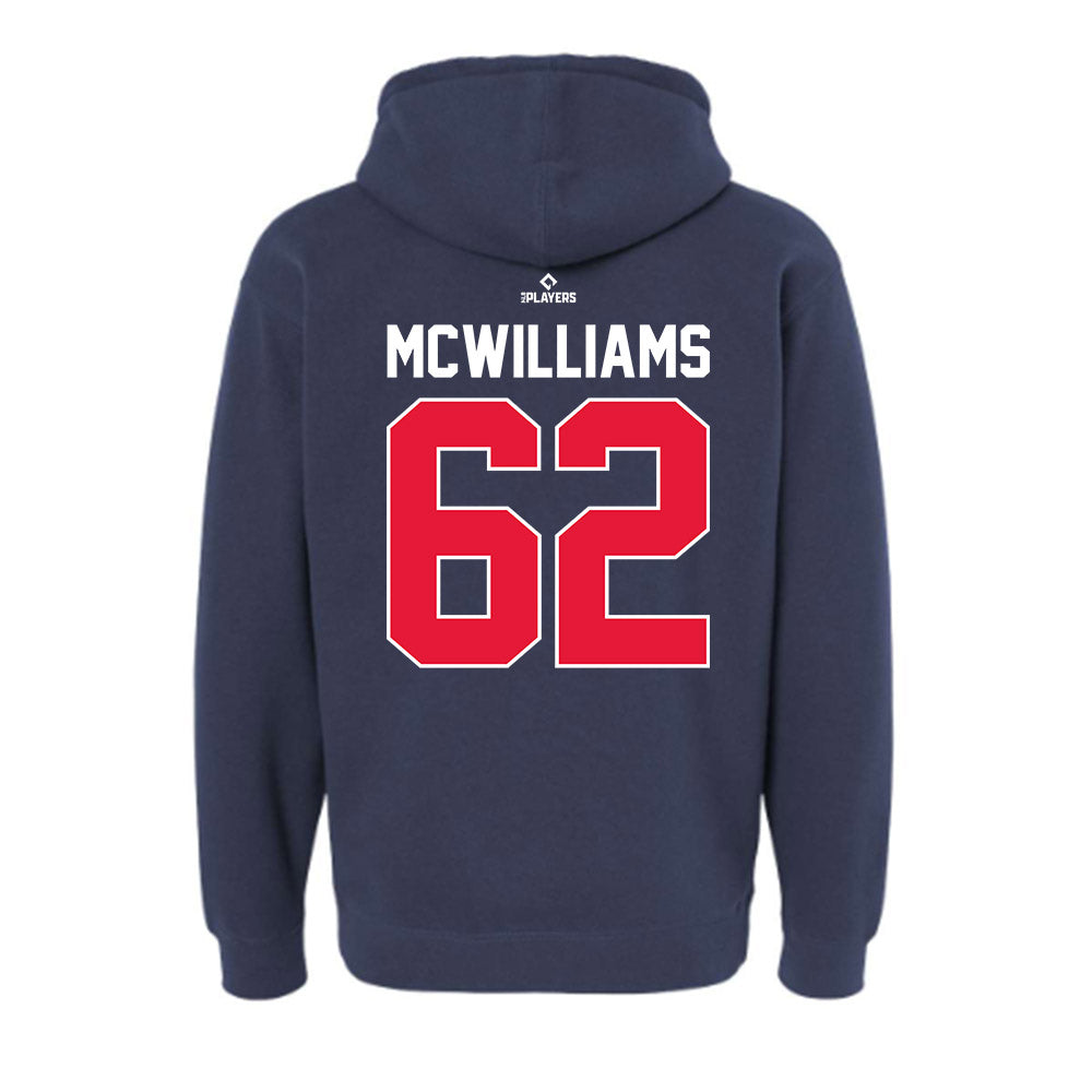 Worcester WooSox - MILB Baseball : Sam McWilliams - Hooded Pullover Sweatshirt-1