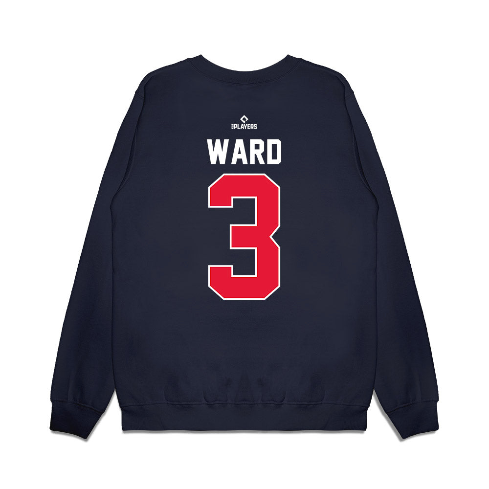 Worcester WooSox - MILB Baseball : Braiden Ward - Premium Crewneck Sweatshirt-1