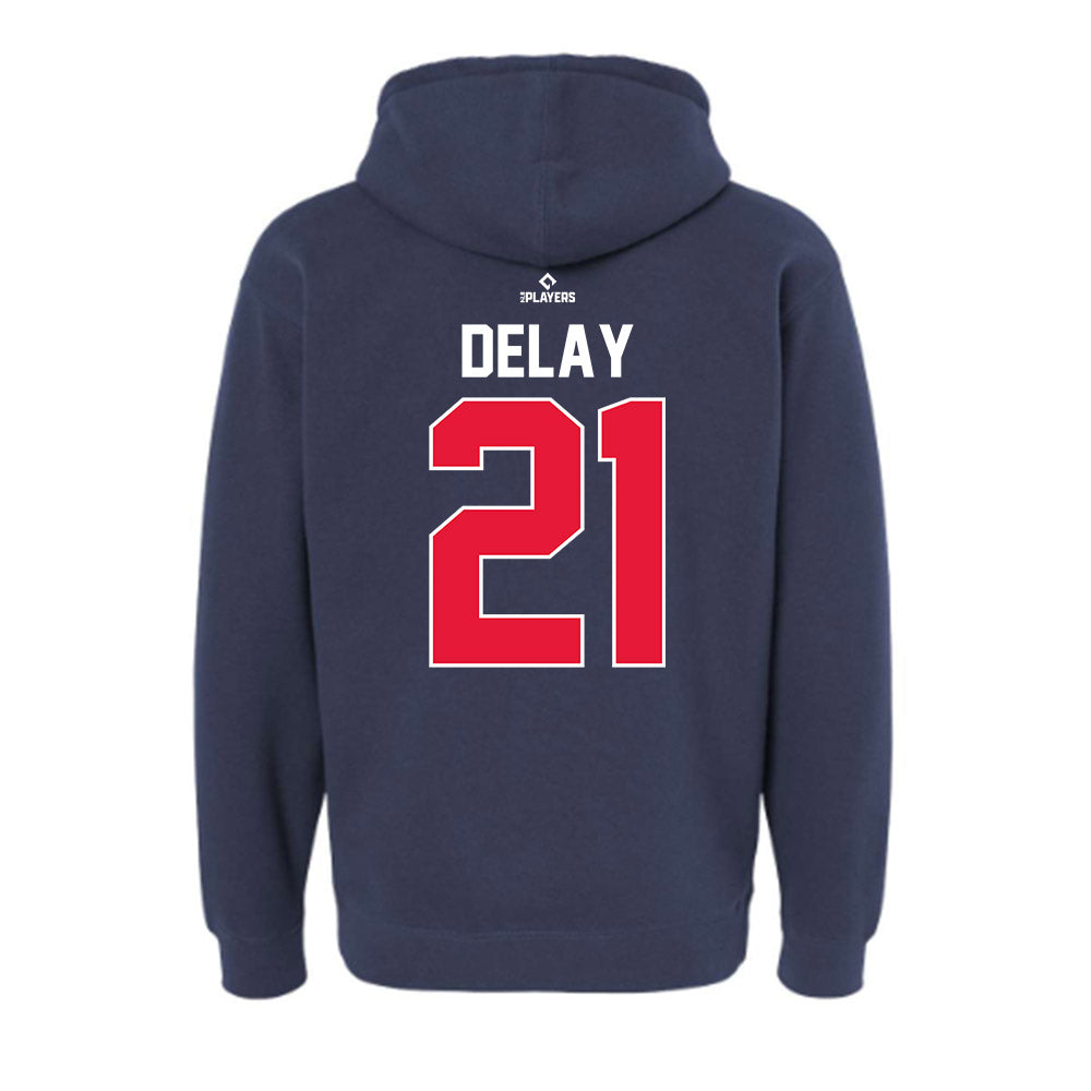 Worcester WooSox - MILB Baseball : Jason Delay - Hooded Pullover Sweatshirt-1