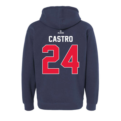 Worcester WooSox - MILB Baseball : Allan Castro - Hooded Pullover Sweatshirt-1