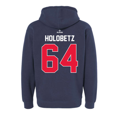 Worcester WooSox - MILB Baseball : John Holobetz - Hooded Pullover Sweatshirt-1