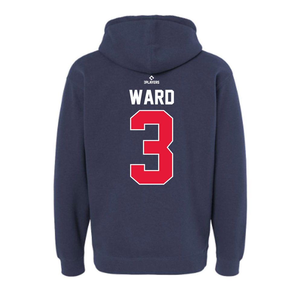 Worcester WooSox - MILB Baseball : Braiden Ward - Hooded Pullover Sweatshirt-1