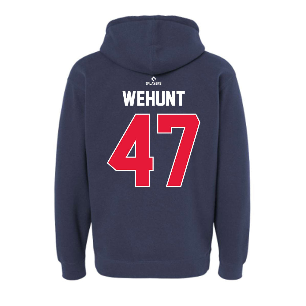 Worcester WooSox - MILB Baseball : Blake Wehunt - Hooded Pullover Sweatshirt-1