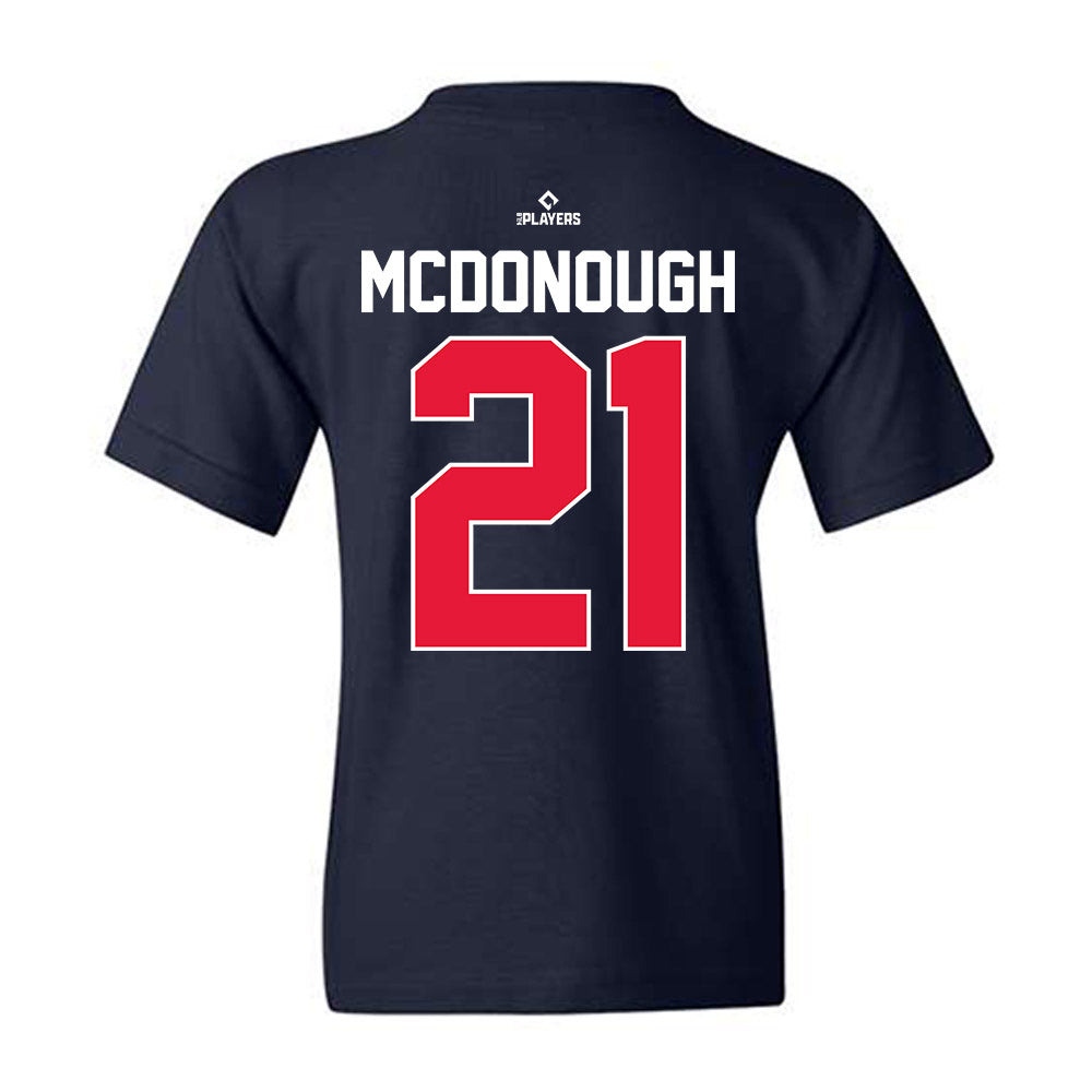 Worcester WooSox - MILB Baseball : Tyler McDonough - Youth T-Shirt-1