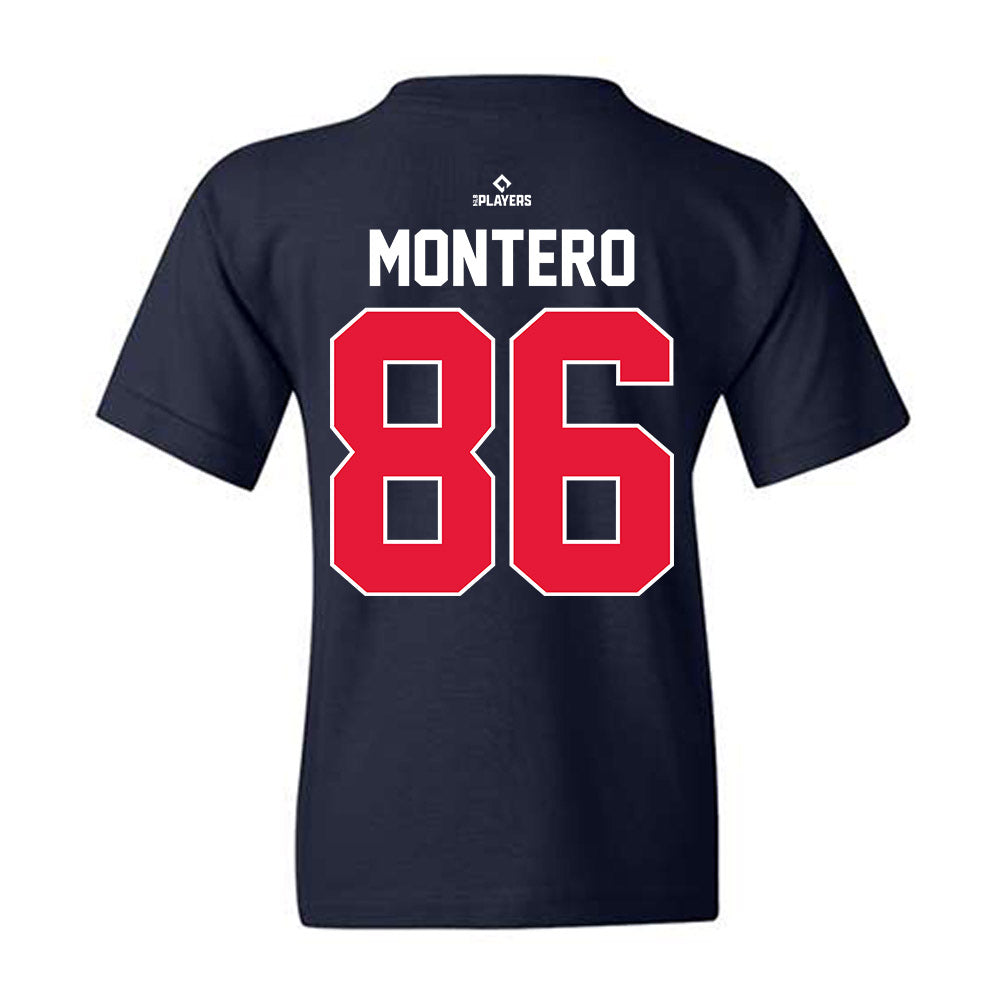 Worcester WooSox - MILB Baseball : Juan Montero - Youth T-Shirt-1