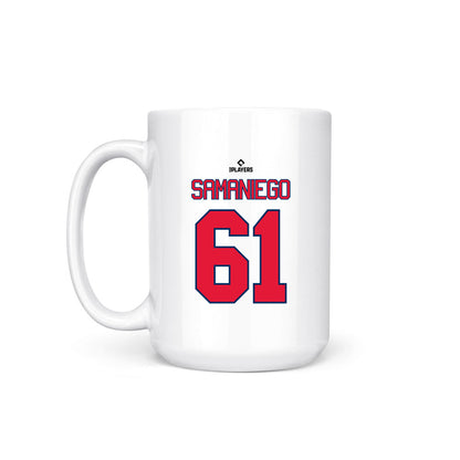 Worcester WooSox - MILB Baseball : Tyler Samaniego - Coffee Mug-1