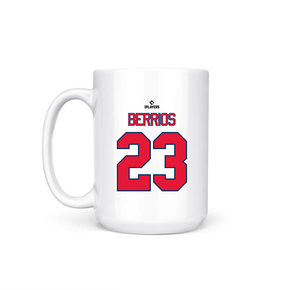 Worcester WooSox - MILB Baseball : Osvaldo Berrios - Coffee Mug-1
