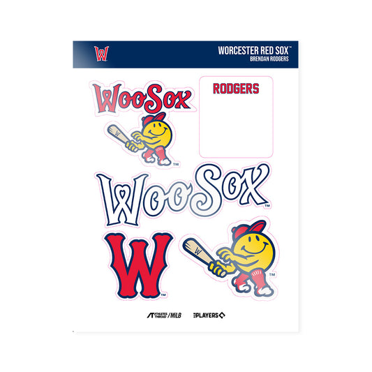 Worcester WooSox - MILB Baseball : Brendan Rodgers - Sticker Sheet-0