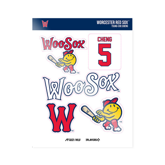 Worcester WooSox - MILB Baseball : Tsung-Che Cheng - Sticker Sheet-0