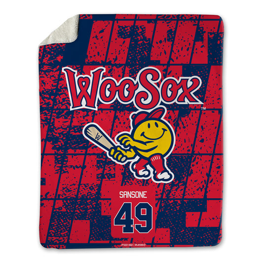 Worcester WooSox - MILB Baseball : Michael Sansone - Blanket-0