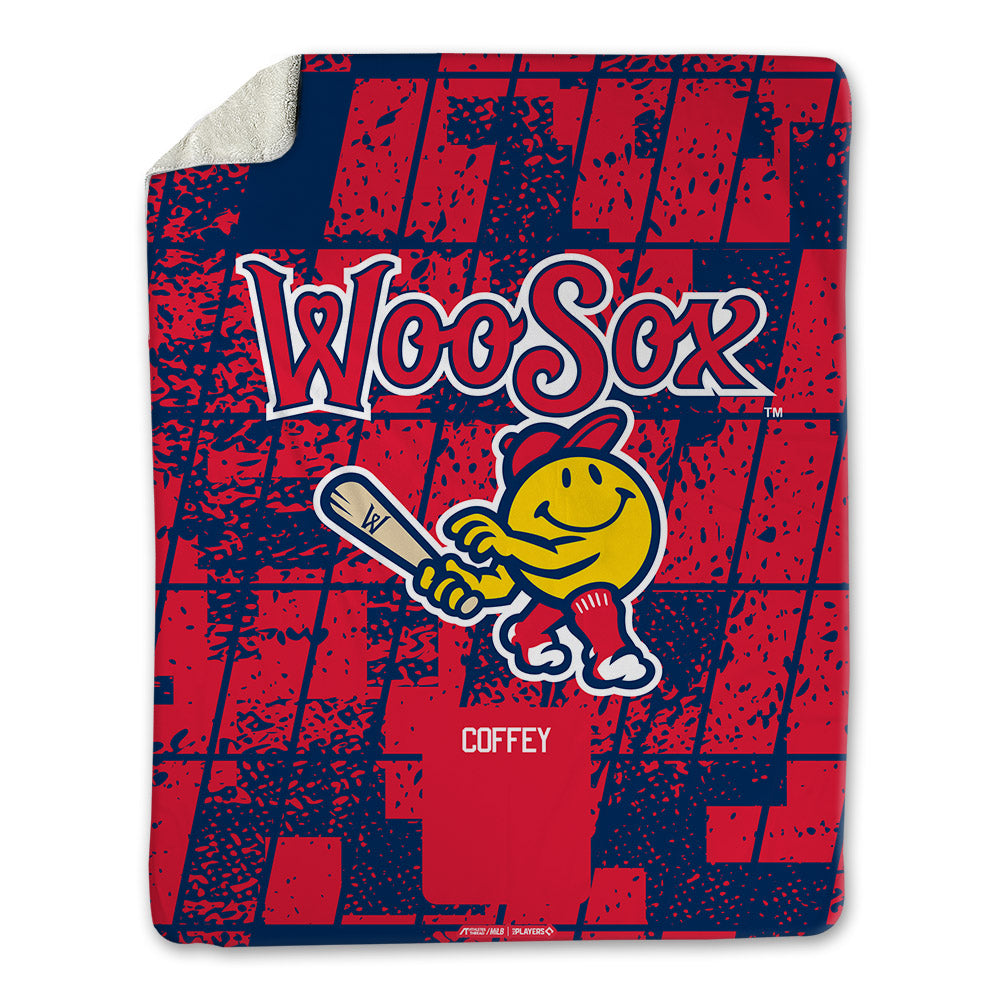 Worcester WooSox - MILB Baseball : Isaac Coffey - Blanket-0