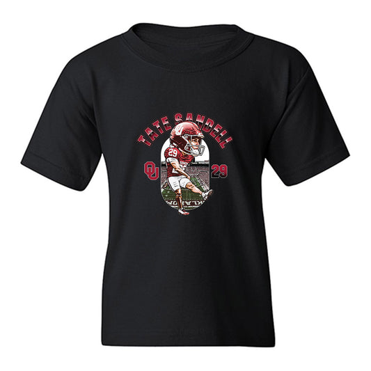 Texas Tech - NCAA Football : Sheridan Wilson - Caricature Youth T-Shirt-0