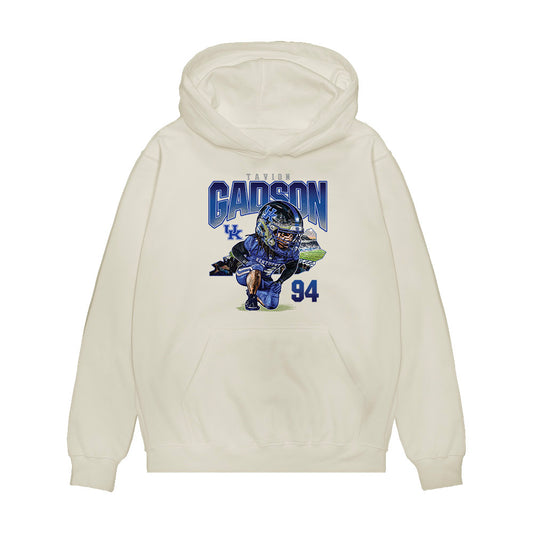 Kentucky - NCAA Football : Tavion Gadson - Bobble Head Premium Hooded Sweatshirt-0