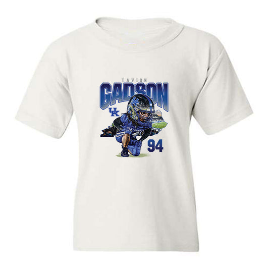 Kentucky - NCAA Football : Tavion Gadson - Bobble Head Youth T-Shirt-0