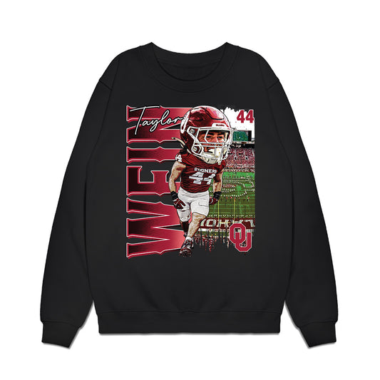Oklahoma - NCAA Football : Taylor Wein - Bobblehead Premium Crewneck Sweatshirt-0