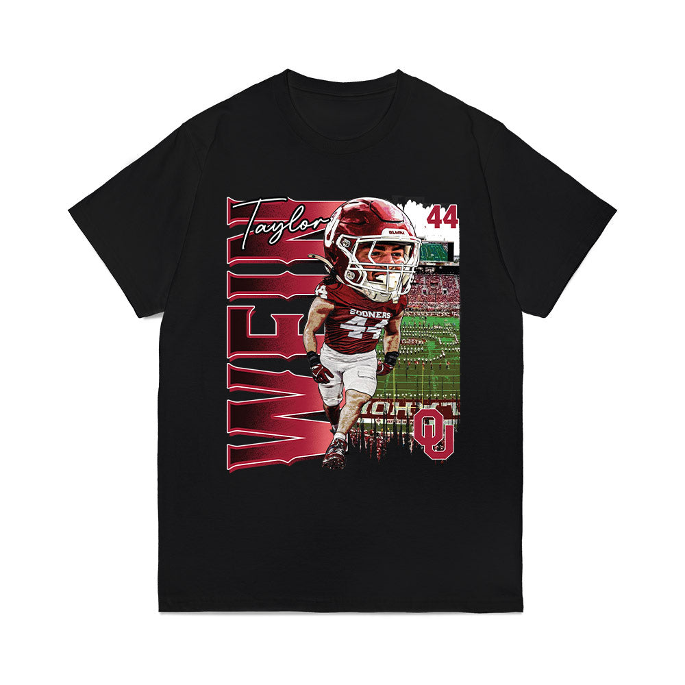 Oklahoma - NCAA Football : Taylor Wein - Bobblehead Comfort Colors T-Shirt-0