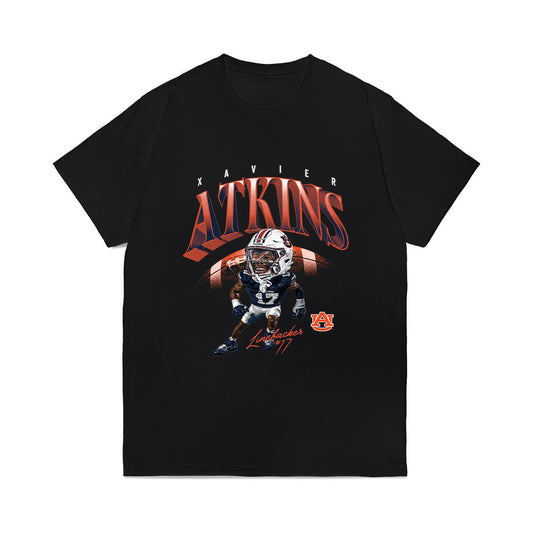 Auburn - NCAA Football : Xavier Atkins - Caricature Comfort Colors T-Shirt-0