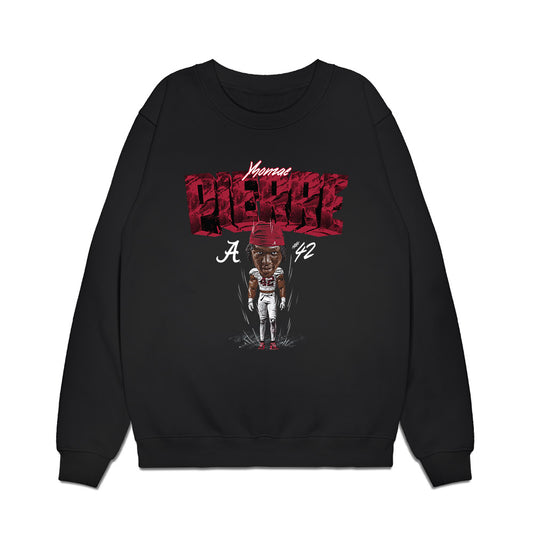 Alabama - NCAA Football : Yhonzae Pierre - Bobble Head Premium Crewneck Sweatshirt-0