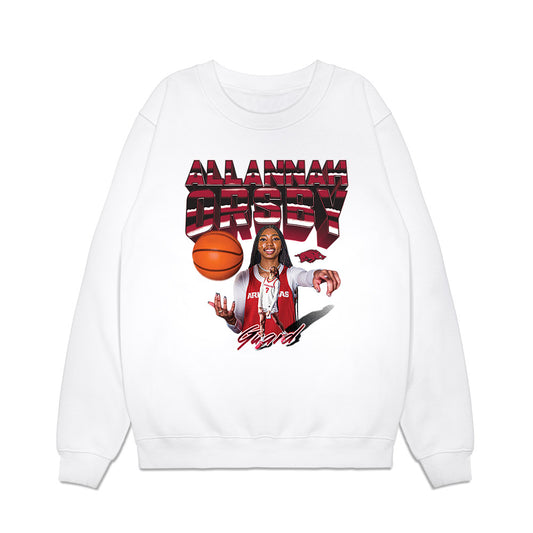 Arkansas - NCAA Womens Basketball : Allannah Orsby - Collage Premium Crewneck Sweatshirt-0