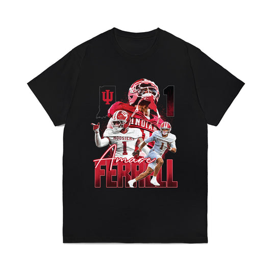 Indiana - NCAA Football : Amare Ferrell - Collage Comfort Colors T-Shirt-0